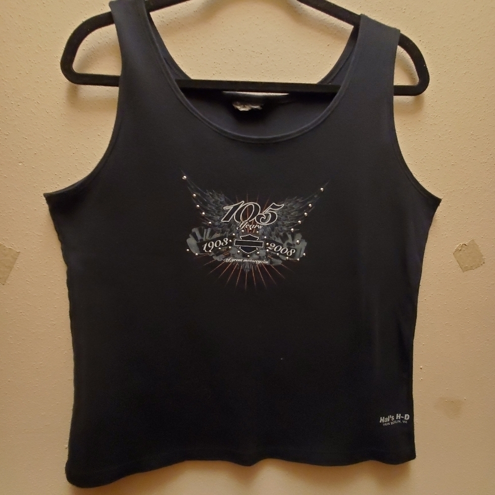 womens  black biker tank top